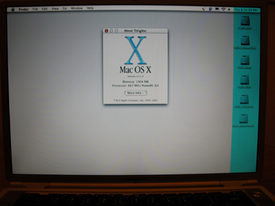 LCD Screen with Mac OS X