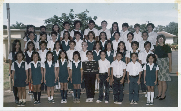 St Joseph School, 1973-1974, Grade 4 Class Photo